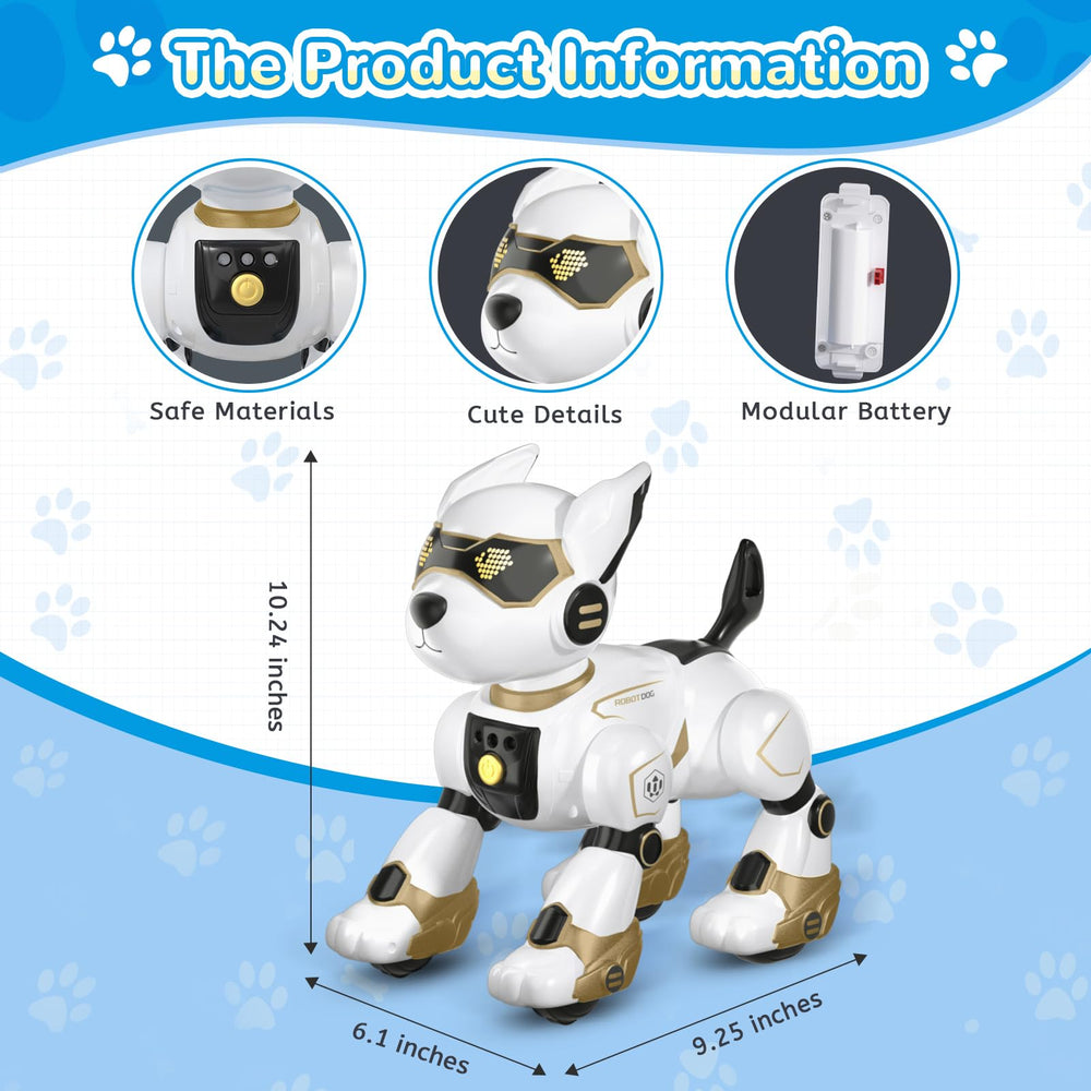 PeachLeaf robot dog movement and dance for active, coordinated play.