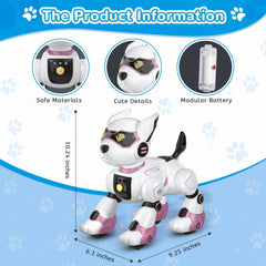 PeachLeaf robot dog demonstrating yoga and exercise moves