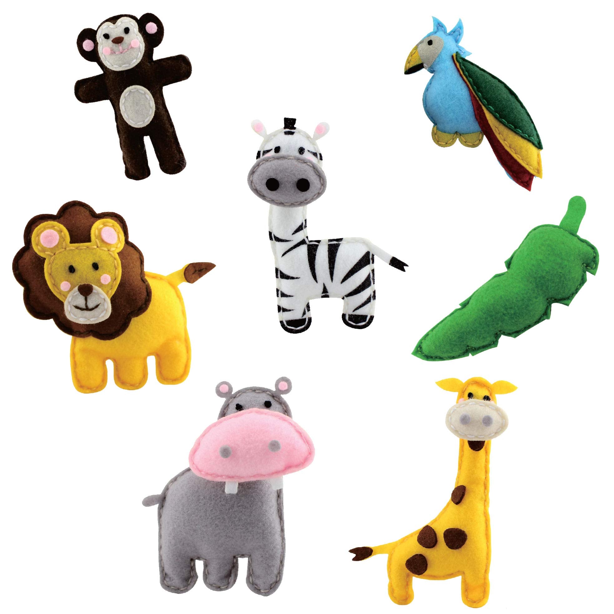 Peachy Keen Crafts felt animals set—cute and kid-safe for imaginative play