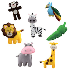 Peachy Keen Crafts felt animals set—cute and kid-safe for imaginative play