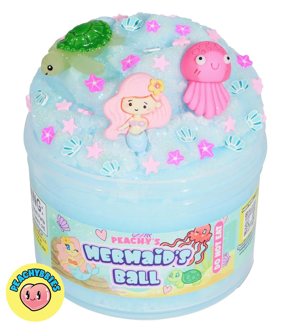 Peachybbies Unicorn Candy Floss jar features rainbow glitter and unicorn charm for magical mood play.