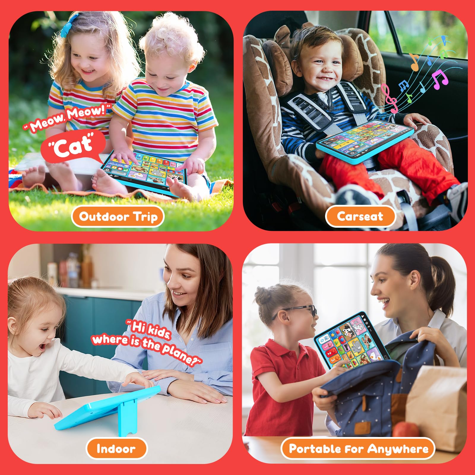 Peacurh compact portable design ideal for on-the-go learning