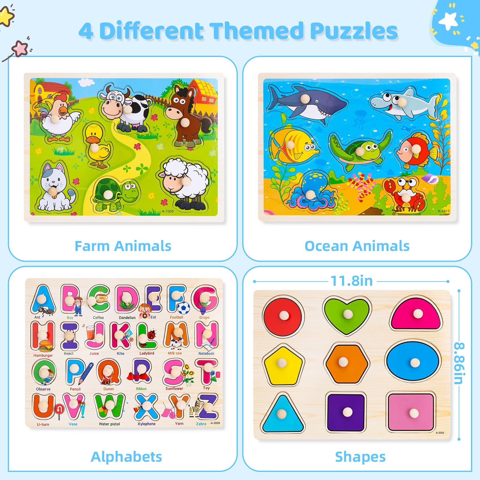 Peacurh bright illustrations: eye-catching visuals engage toddlers and aid color recognition.