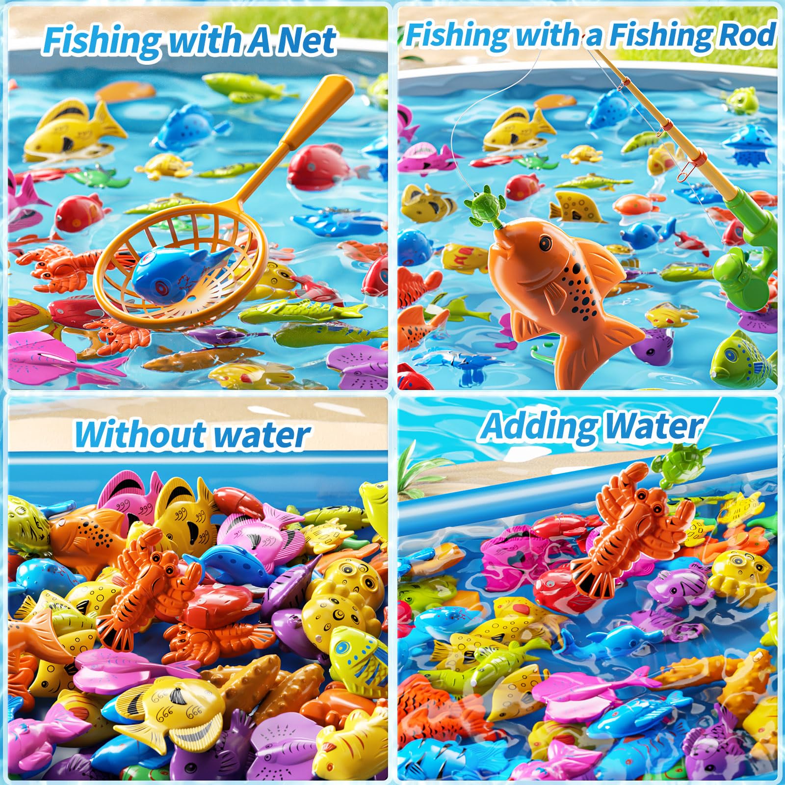 PEADUCK mesh storage bag for easy cleanup after play