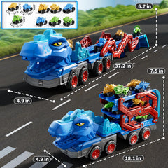 PEADUCK two-player racing track enables competitive dinosaur car races