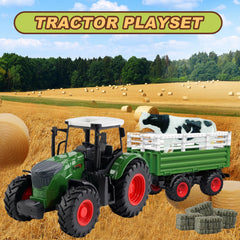 Peagprav fertilizer spreader attachment for realistic farming action