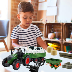 Peagprav gripper round bale accessory encouraging hands-on manipulation