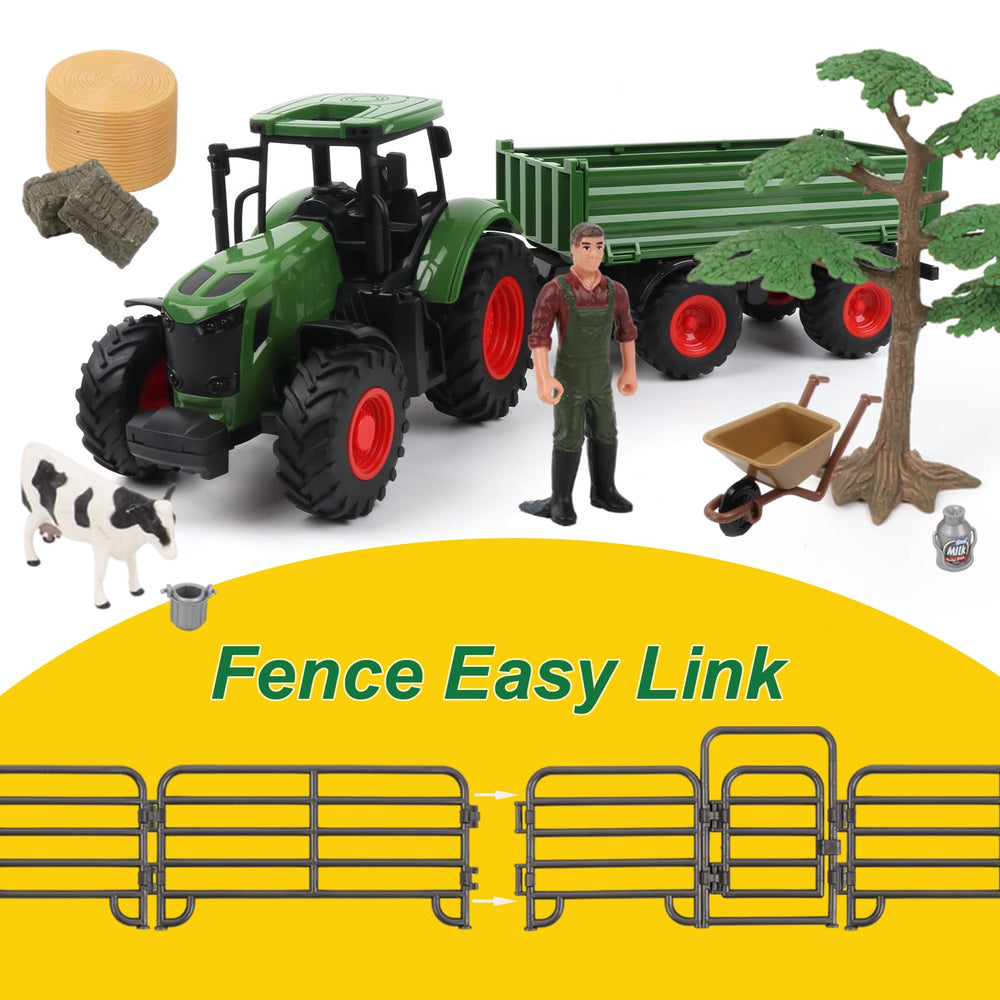 Peagprav cow figurine enhances animal care pretend-play moments
