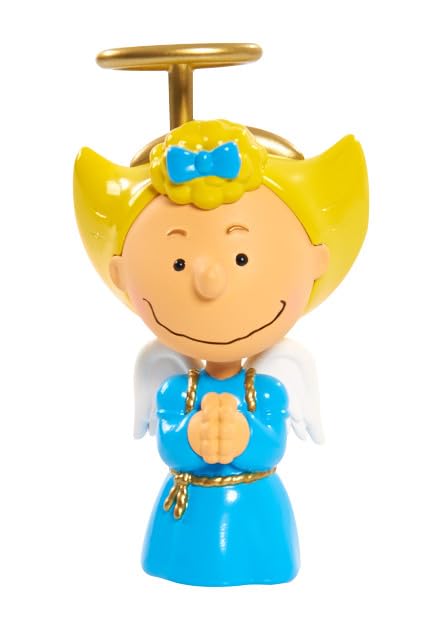 Peanuts Peppermint Patty figurine complements festive decor and imaginative play