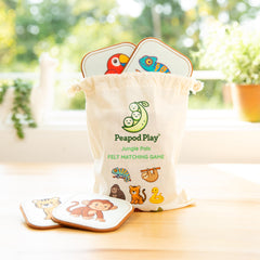 Peapod Play snake card strengthens memory skills through simple play
