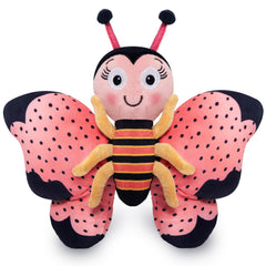 Pebbles the Butterfly Ms. Butterfly plush, ultra-soft cuddle buddy for comforting hugs.
