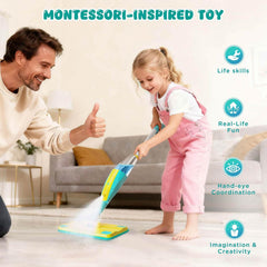 Non-toxic materials used in Pecarfam toddler cleaning toy for safety