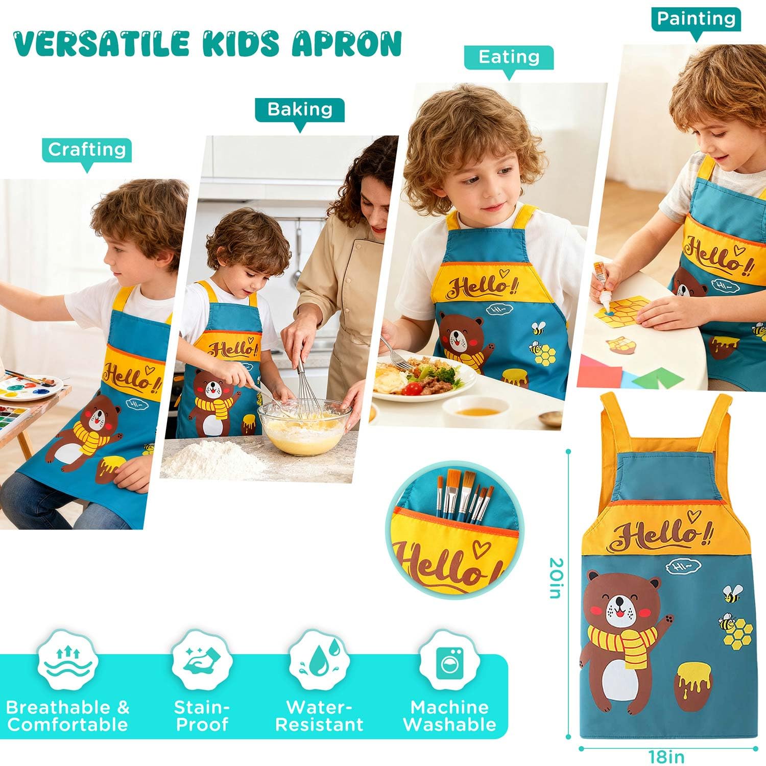 Squeeze and spray mechanism delivers realistic water spray action for toddlers