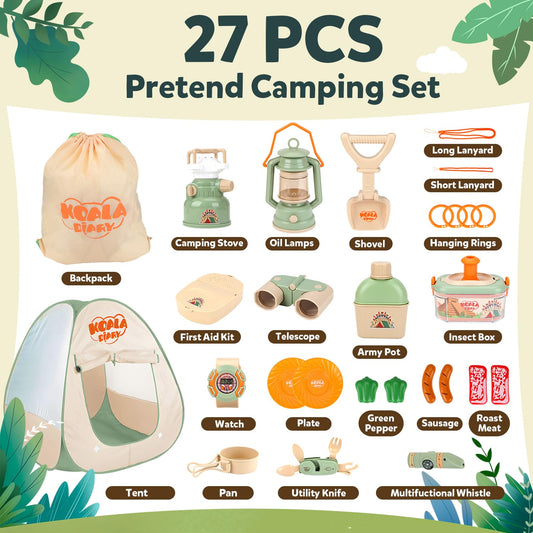 Peccera camping toys provide realistic gear for imaginative pretend adventures.