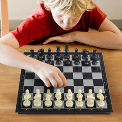 Pedolini travel chess set packaged in a compact travel case