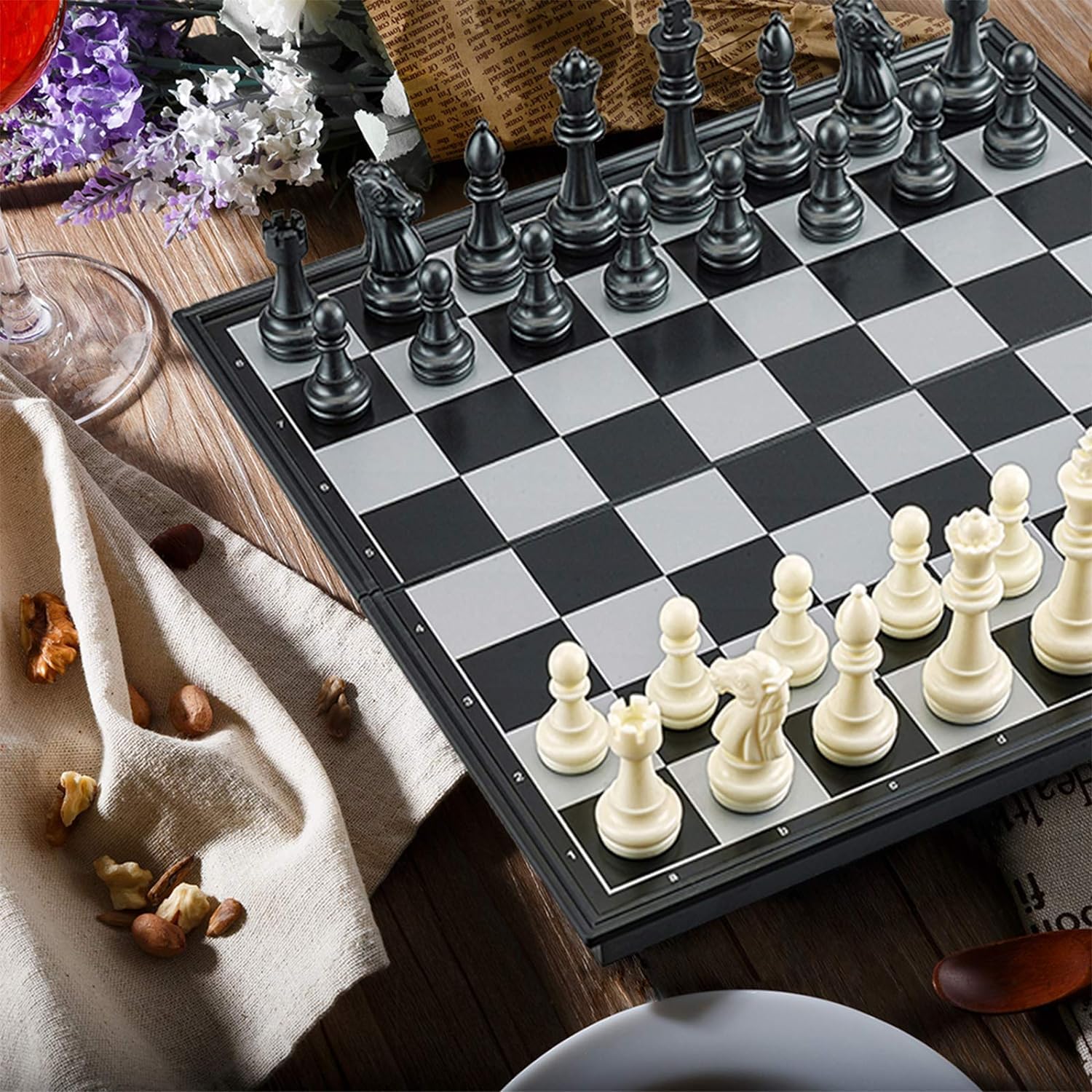 Pedolini gift-ready travel chess set suitable for both kids and adults