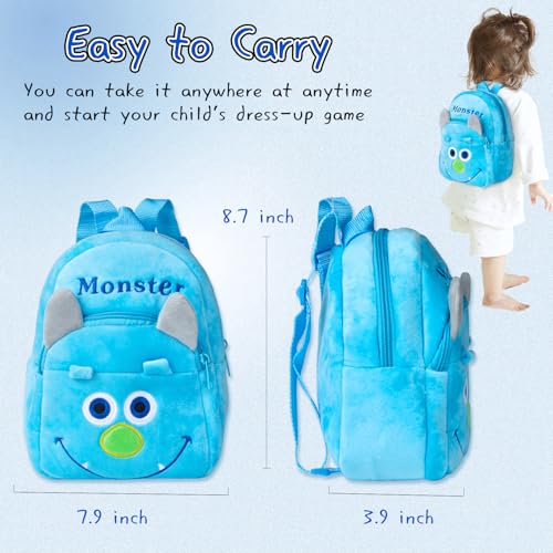 Pedolltree blue jumpsuit, easy-care outfit for 17-22 inch dolls.