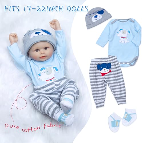 Pedolltree blue trousers, comfy doll bottoms for everyday dress-up.
