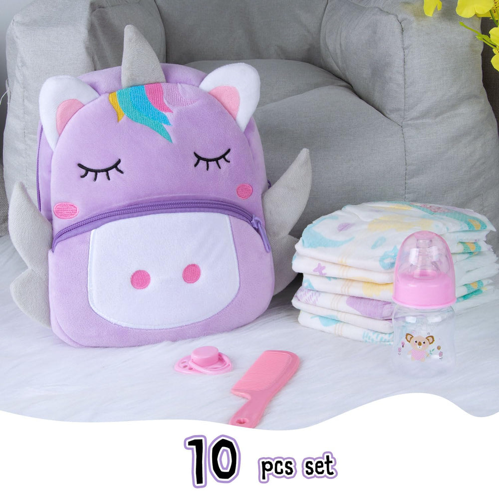Pedolltree comb for tidy doll hair during pretend play