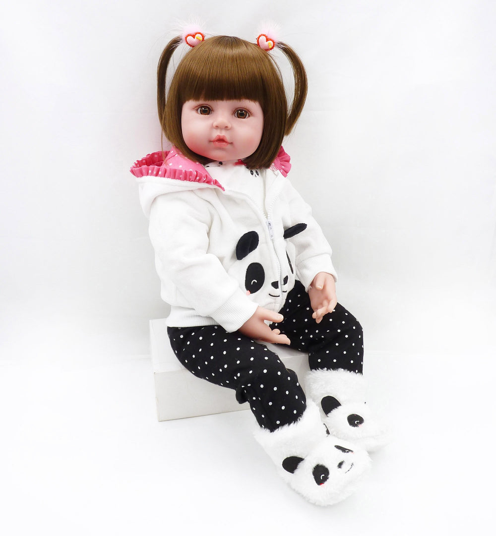 Pedolltree hair band and shoes set for 17-19 inch reborn dolls.