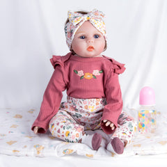 Pedolltree doll bodysuit 22inch offers easy dressing and soft fabric