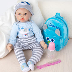 Pedolltree doll comb and feeding bottle for grooming and feeding play