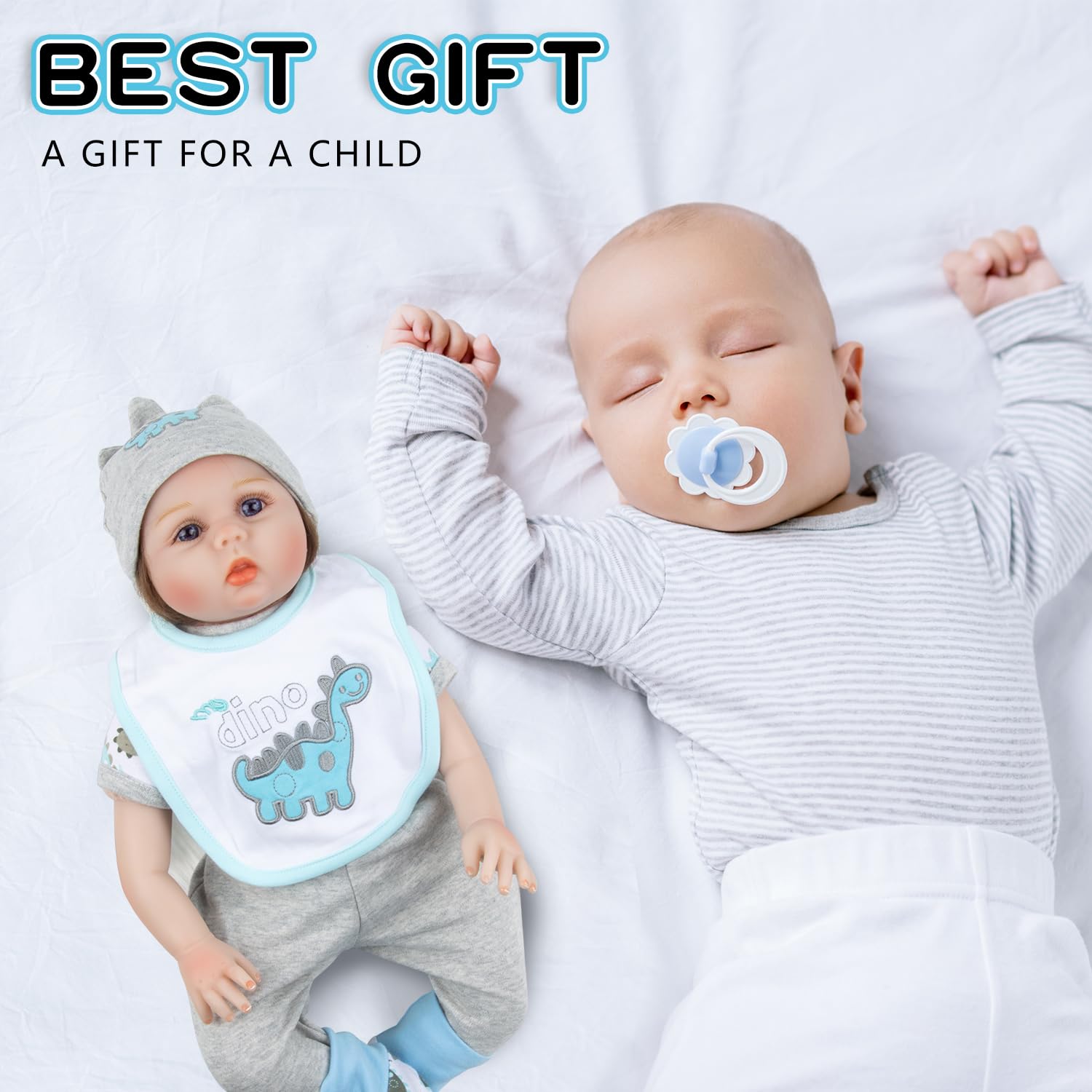 Pedolltree magnetic pacifier for realistic doll care