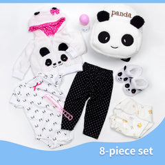 Pedolltree panda shoes complete outfits for play
