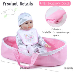 Pedolltree pink bib keeps outfits tidy during play