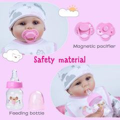 Pedolltree pink cloud gloves cozy detail for outfits