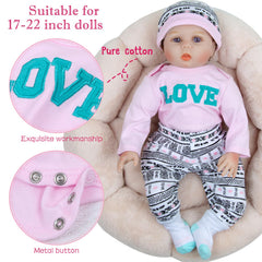 Pedolltree pink heart blanket adds soft warmth for cuddle time.