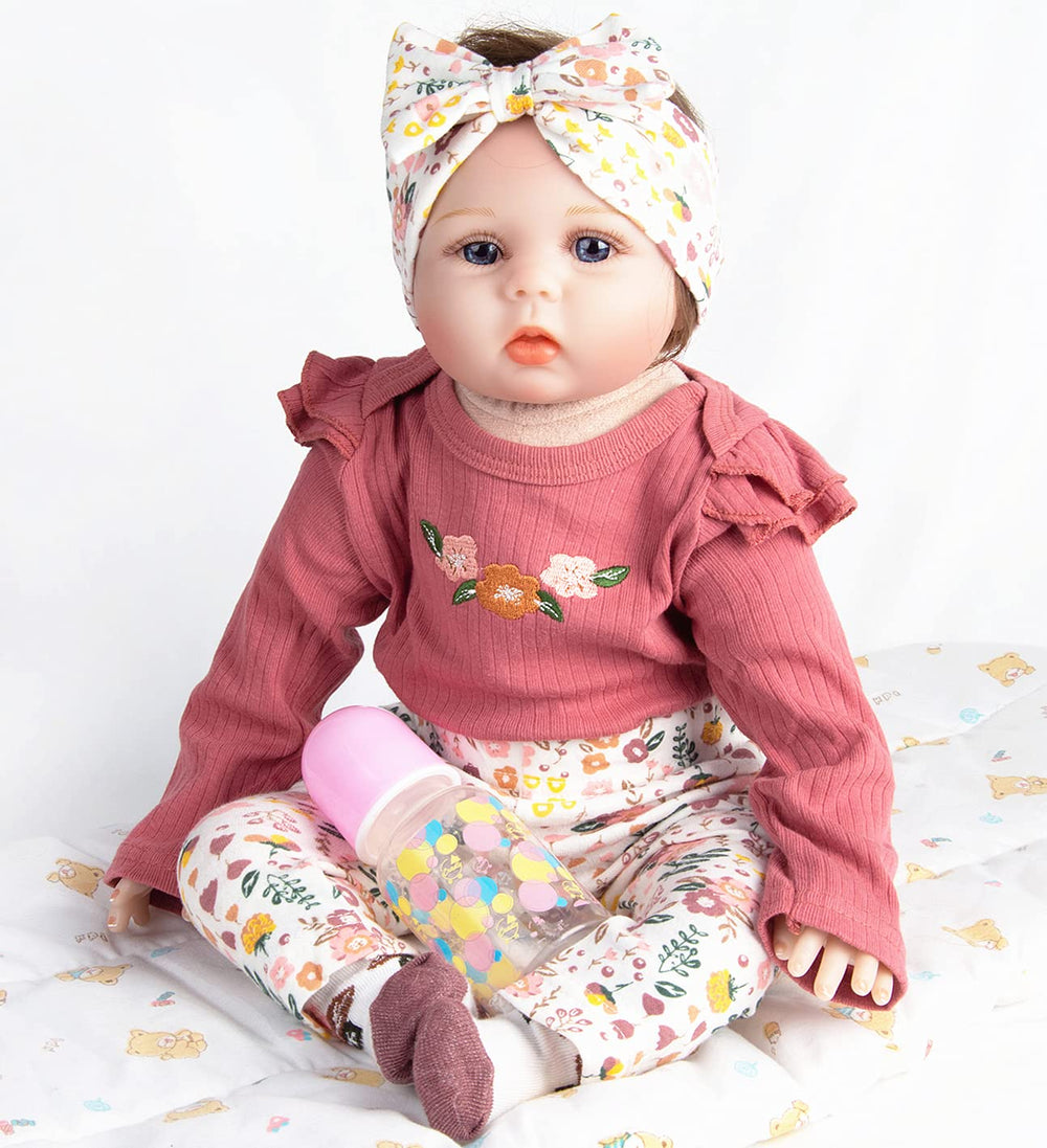 Pedolltree Reborn doll clothes pants, comfy layer for 22-inch dolls