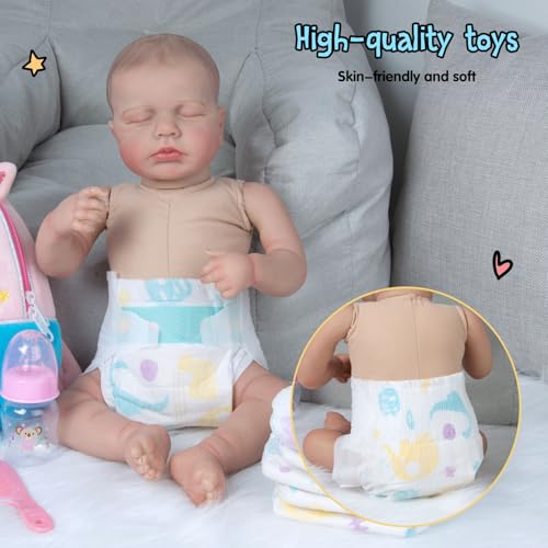 Pedolltree magnetic pacifier included for realistic doll care.