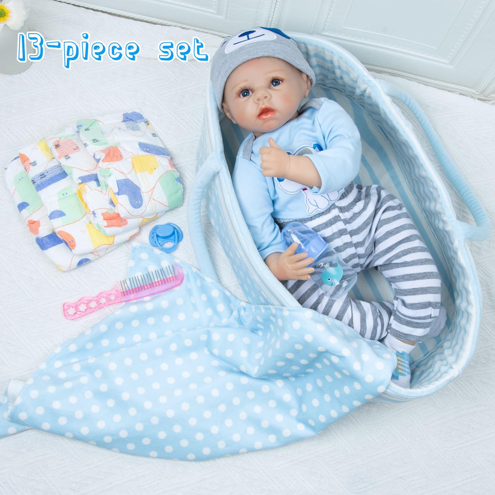 Pedolltree striped pants for comfortable doll dress-ups and play.