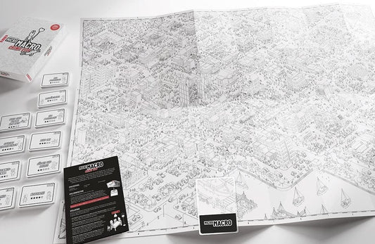 Pegasus Spiele MicroMacro invites cooperative play for families and friends.
