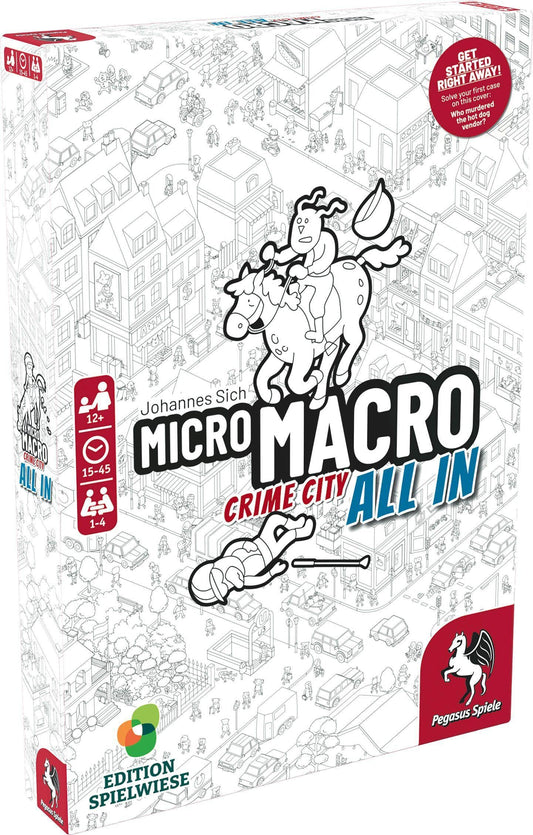 Pegasus Spiele MicroMacro Crime City 3 board map for immersive detective play