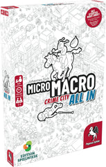 Pegasus Spiele MicroMacro Crime City 3 board map for immersive detective play