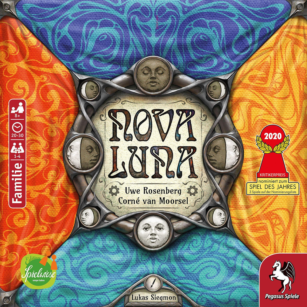 Nova Luna cover art by Pegasus Spiele invites family game night