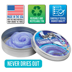 Glow-ready Pegasus Putty in tin ready for creative exploration.