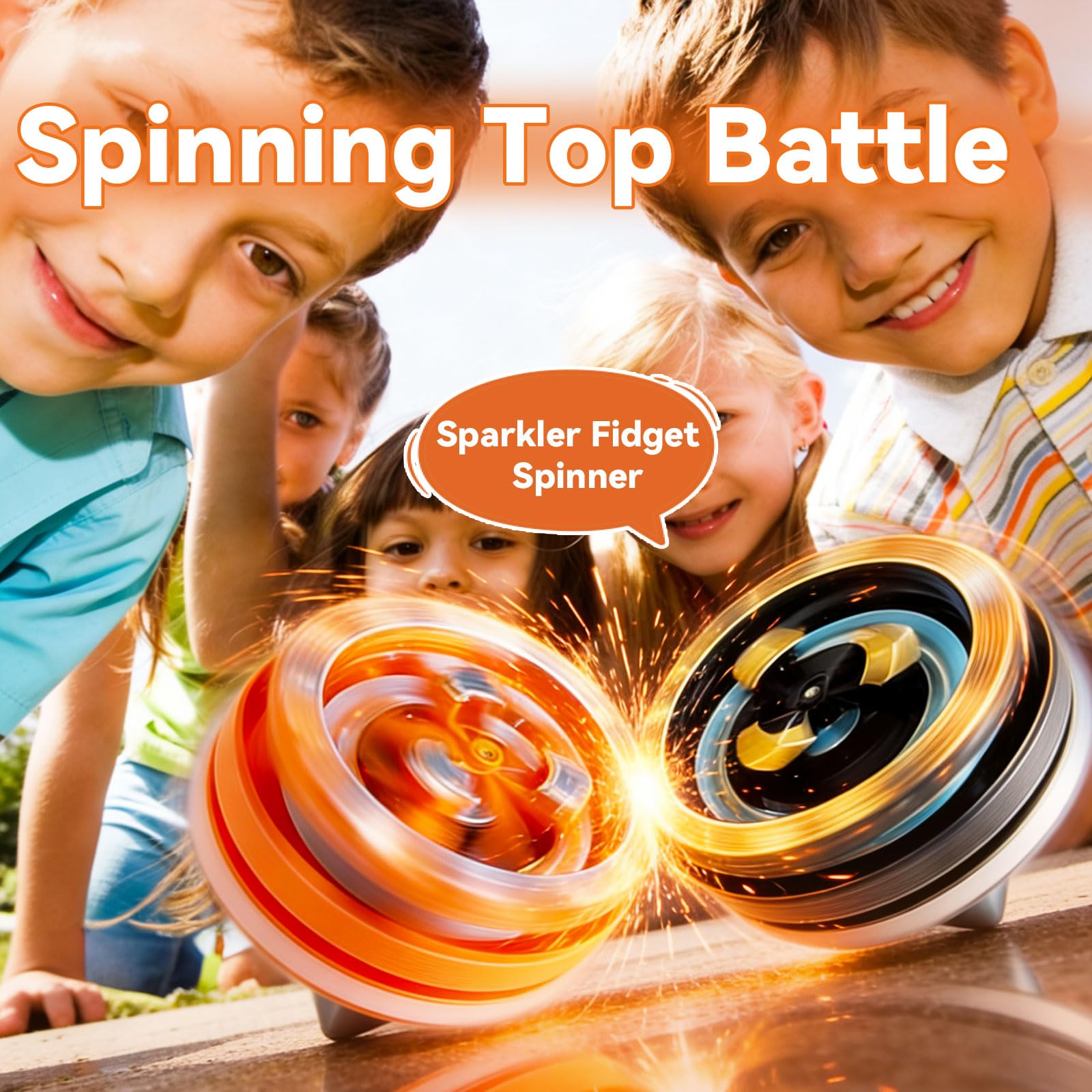 Pegxtwu Fireworks Fingertip Gyro silicone bumper detail protects play.