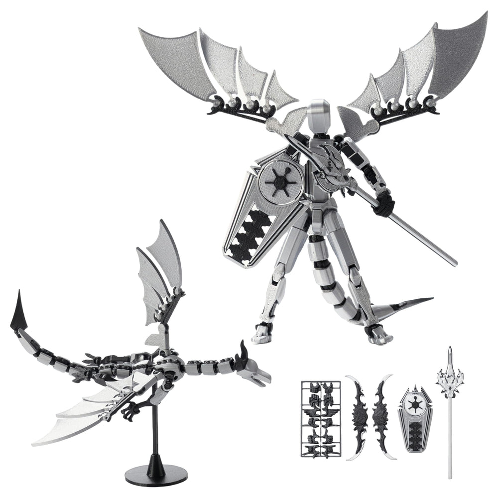 Pekuality T13 figure set dragon ready for dynamic display and imaginative play.