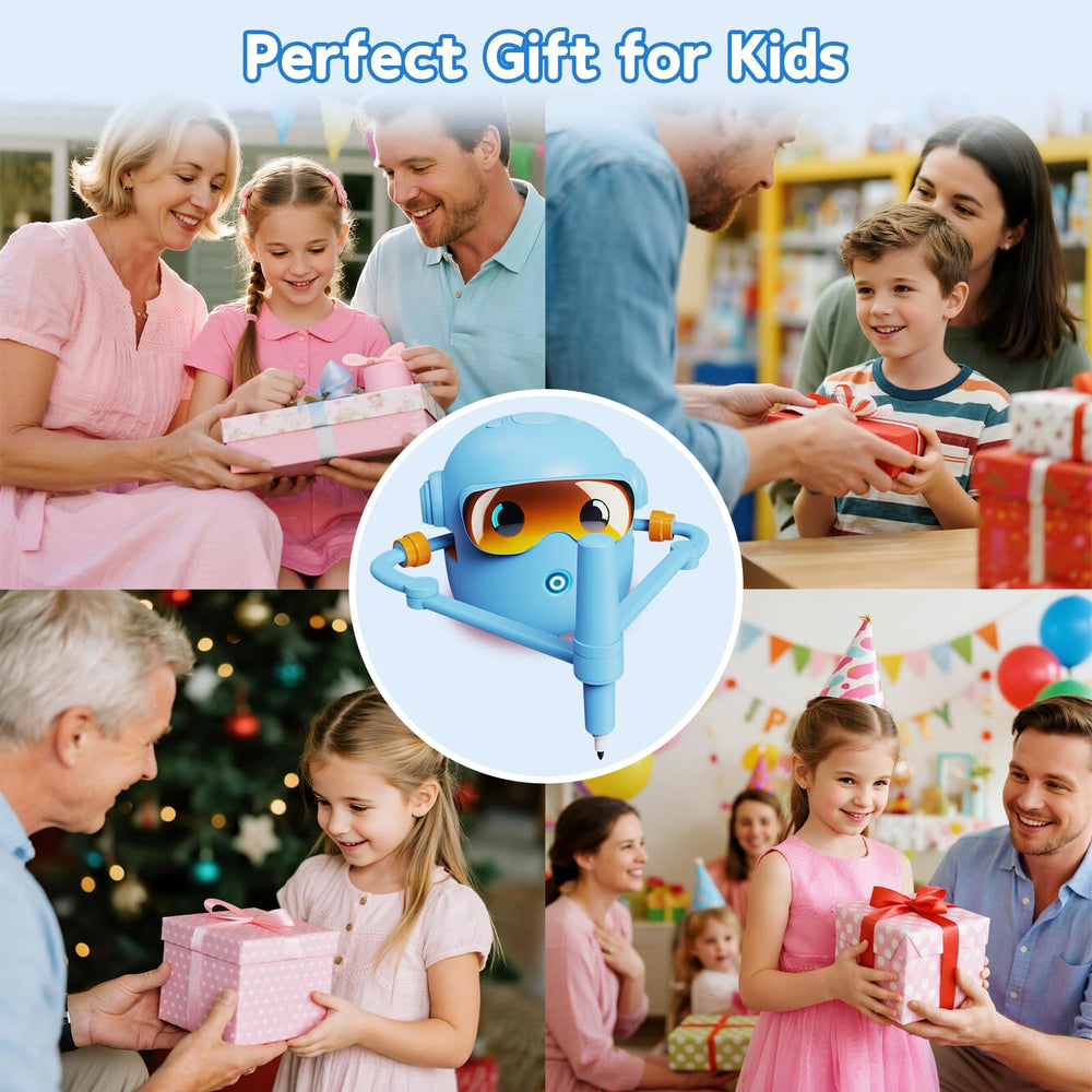 Peledic drawing robot gift-ready packaging ideal for birthdays or holidays.