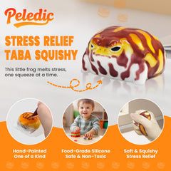Peledic Taba Squishy Desert Rain Frog realistic design captures real frog form