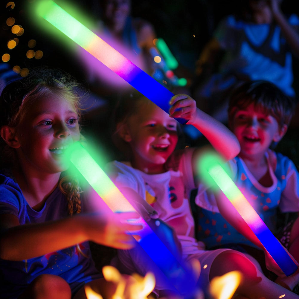 pelreame glow sticks ideal for weddings, concerts, and celebrations