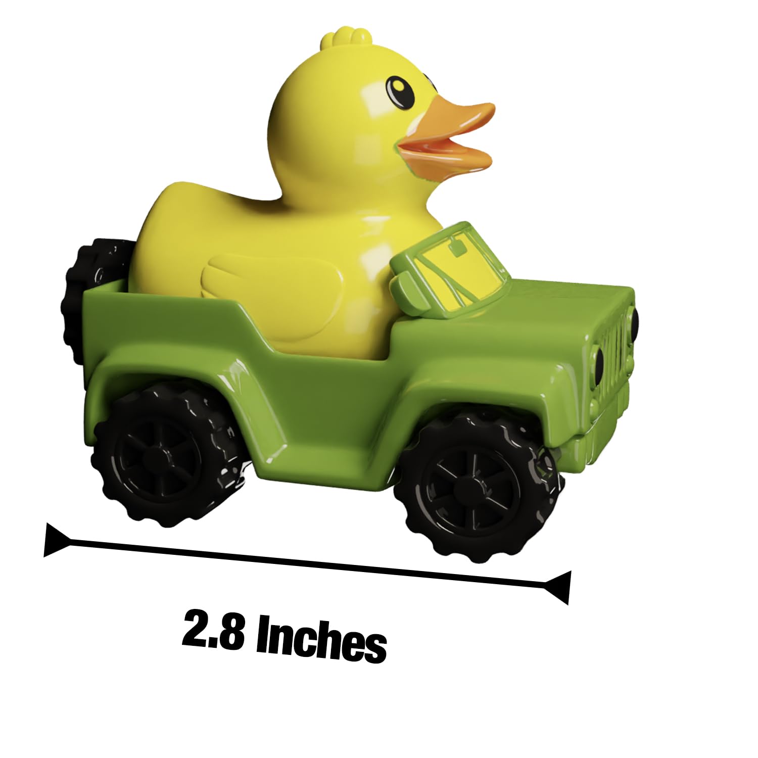 Pelto jeep duck orange 2.8in, energetic splash of color for outdoor play.