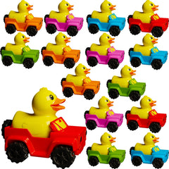 Pelto jeep duck red 2.8in, vibrant color for playful jeep-themed gifting.