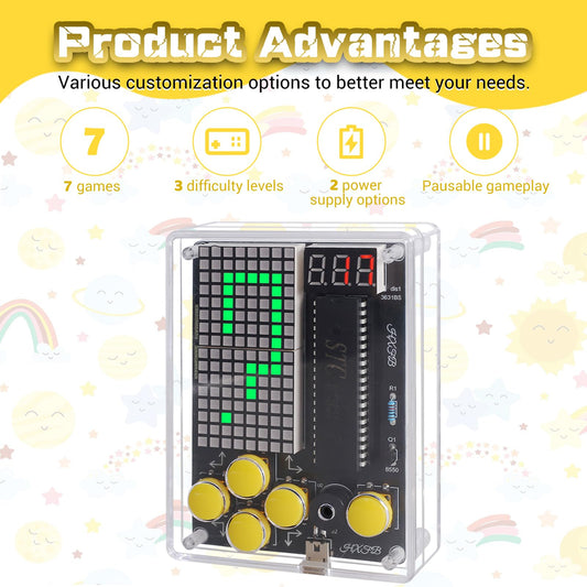 PEMENOL handheld console side view highlights compact design.