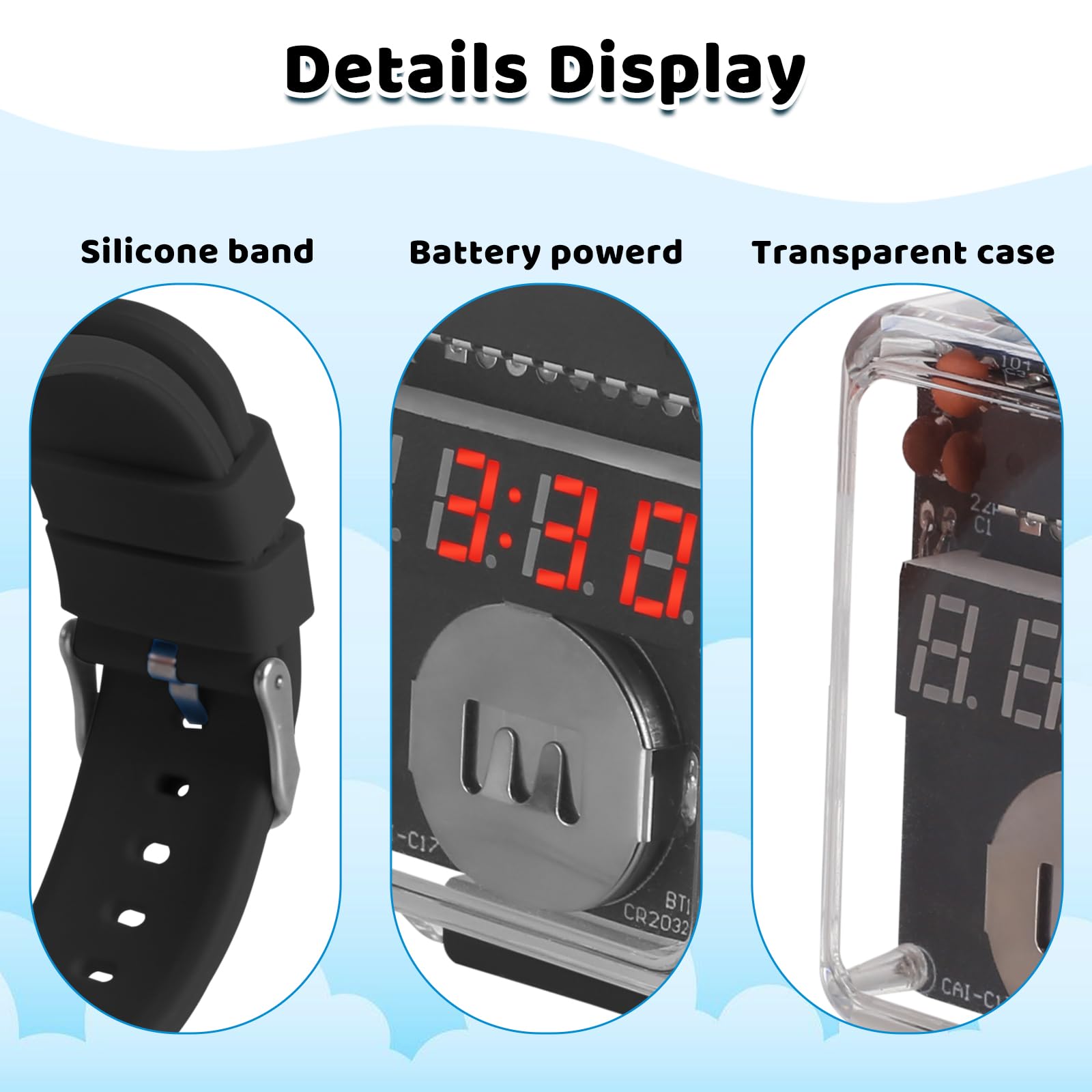 PEMENOL automatic power saver preserves display energy and wakes quickly.