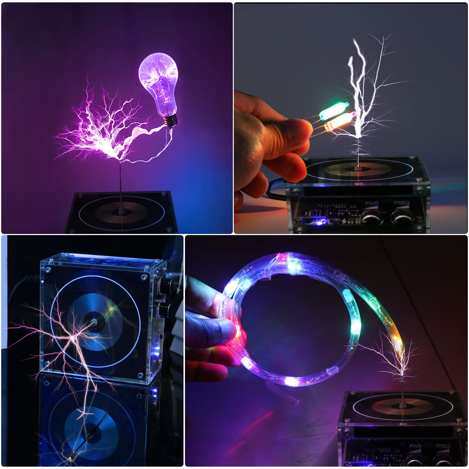 PEMENOL musical Tesla coil music mode adds rhythm to lessons.