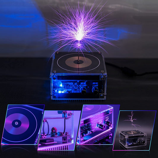 PEMENOL musical Tesla coil spark gap showcases real-time arc behavior in experiments.